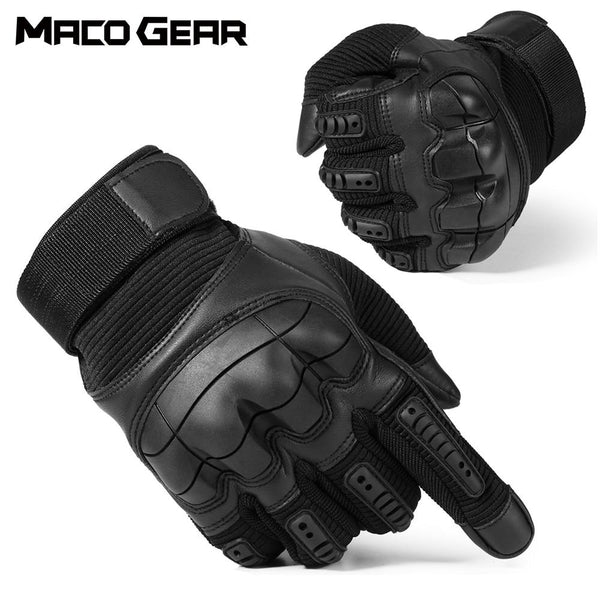 Touch Screen Hard Knuckle Tactical Gloves Pu Leather Army Military Combat Airsoft Outdoor Sport