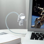 İskandinav Astronot Modeli Mini Gece Lambası Heykelcik Ev Dekorasyon Süsleme USB Bilgisayar Dekor Işıkları El Sanatları Hediyeler