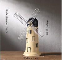 4 Farben Vintage Harz Windmühle Ornamente Sparschwein Holländische Windmühle Wohnkultur Ornamente Europa Modelle Geschenke Einrichtungsartikel