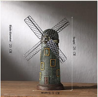 4 väriä Vintage hartsi tuulimylly koristeet säästöpossu hollantilainen tuulimylly kodinsisustus koristeet Eurooppa mallit lahjat sisustusartikkelit