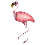 El yapımı Hayvan Hediye Metal Flamingo Duvar Dekorasyonu Bahçe Dekorasyonu için Açık Hava Heykelleri ve Heykelleri Açık Minyatürler