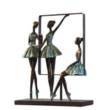 Balet dziewczyna Model Vantage taniec dziewczyna małe ozdoby wystrój domu sztuki dziewczyna balet figurki z żywicy wyposażenie domu rzemiosło prezent