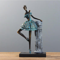 „Ballet Girl Model Vantage“ šokių mergaitė mažų ornamentų namų dekoravimo meno mergaičių baleto dervos figūros namų apstatymo amatų dovana