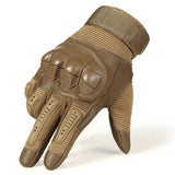 Zaslon osjetljiv na dodir Tvrde rukavice Taktičke rukavice Pu Leather Army Vojna borba Airsoft Sport na otvorenom