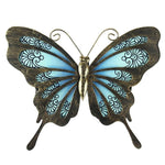 Butterfly kopsht i punuar me dorë me vepra arti në mur për dekorime në shtëpi dhe në natyrë Statuja Miniatura Skulptura