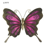 Handmade Garden Butterfly of Wall Artwork for Home and Outdoor Decorations Statues Miniatures Sculptures