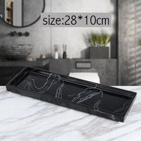 Nordic Square Plate Bathroom Sundries Holder Jewelry Storage Tray Home Decoration Bathroom Washing Tray Desktop Crafts Gifts