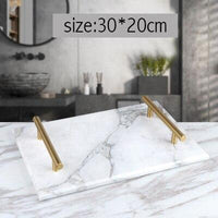 Nordic Square Plate Bathroom Sundries Holder Jewelry Storage Tray Home Decoration Bathroom Washing Tray Desktop Crafts Gifts