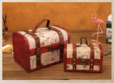 Ευρωπαϊκό Κλασικό Ξύλινο Κουτί Ρετρό Δημιουργικό Κουτί Αποθήκευσης Αντίκες Θησαυρός Στολίδια στο Σπίτι Οικιακά Εκλεκτής ποιότητας Διακόσμηση Δώρο
