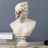 Amerikos galvos portretų biusto mini gipso statula Michelangelo Buonarroti namų dekoravimo dervos meno ir amatų eskizų praktika