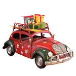 Vintage kutego chrząszcza klasyczny model samochodu ozdoby do dekoracji kreatywne akcesoria do dekoracji domu świąteczne rekwizyty samochodowe rzemiosło