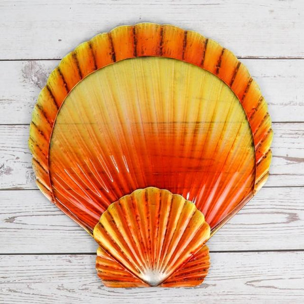 Handmade Home Decoration Shell Crafts Metal Wall Artwork for Garden Decoration Outdoor Statues Accessories Sculptures and Animales Jardin