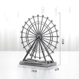 Ručně vyráběný severský styl INS Ferris Wheel Desk Dekorace Ozdoby Miniaturní model Figurka Dárky k narozeninám Kovová plastika Domácí dekorace