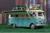 ديكور المنزل الكلاسيكي نموذج حافلة معدنية الحلي العتيقة حافلة التماثيل الحرف المعدنية التصوير الدعائم لعب الاطفال هدايا عيد