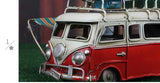 ديكور المنزل الكلاسيكي نموذج حافلة معدنية الحلي العتيقة حافلة التماثيل الحرف المعدنية التصوير الدعائم لعب الاطفال هدايا عيد