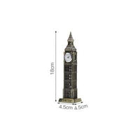 Bratish Big Ben Building Office Display Ornamaĵoj Ornamaj Artoj Hejmaj Ornamaj Mebloj Kun Horloĝo Labortablaj Ornamaj Donacoj