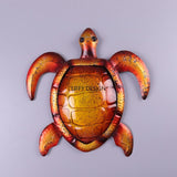 Handmade Metal Turtle Wall Decoration for Home and Garden Outdoor Decor Statues and Miniature Animal