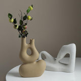 Severské umělecké dekorace Jednoduchost Geometrická váza Keramická řemesla Obývací pokoj Květinová výzdoba Domácí dekorace Dárky