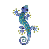 Ručně vyráběná domácí dekorace Kovová zeď Gecko pro zahradní dekorace Venkovní sochy Sochy a Animales Jardin Yard