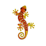 Handmade Home Decor Metal Gecko Wall for Garden Decoration Outdoor Statues Sculptures and Animales Jardin Yard