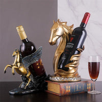 Artykuły domowe rzemiosło dekoracyjne prezenty na rok kreatywny stojak na wino rzeźba zwierząt wyposażenie gospodarstwa domowego dekoracja salonu