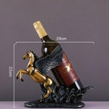 Home Supplies Decoration Crafts Year Gifts Creative Wine Rack Animal Sculpture HOusehold Furnishings Living Room Decoration