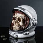 Malikhaing Astronaut Skull Figurines Malikhaing Opisina ng Dekorasyon Ornamentong Dekorasyon sa Home Accessory Piggy Bank Spacemen Artware