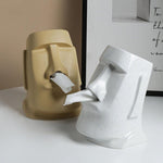 Creative Home Supplies Moai Tissue Box Γλυπτική & Άγαλμα Δημιουργική προσωπικότητα Χαρτί Σαλόνι Διακόσμηση Ειδώλια Χειροτεχνία