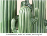 Nordycka symulacja ceramiczna kaktus miniaturowy model dekoracje domu salon szafka na wino ozdoba dekoracyjna ozdoba do rękodzieła