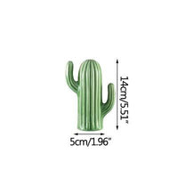 Insamhladh Ceirmeach Nordach Cactus Múnla Miniature Maisiúcháin Tí Seomra Maireachtála Fíon Maisiú Comh-Aireachta Ornáid Ceardaíochta Ornáide