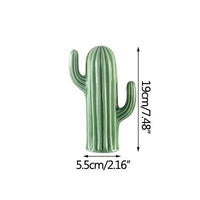 Šiaurės šalių keramikos modeliavimas „Cactus Miniature“ modelio namų dekoravimas Svetainės vyno spintelės dekoravimas Ornamentas Amatų ornamentas