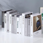Απλό μοντέρνο σκανδιναβικό στυλ akeεύτικο βιβλίο Μοντέλο Διακόσμηση βιβλίου προσομοίωσης Βιβλία Δημιουργική διακόσμηση βιβλιοθήκης σαλονιού Διακόσμηση σπιτιού