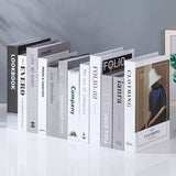 Jednoduchý moderní severský styl Falešná kniha Model Simulace Knižní dekorace Rekvizity Kreativní obývací pokoj Knihovna Dekorace Domácí dekorace