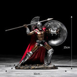 រូបចម្លាក់បុរាណតុបតែងដោយដៃផ្ទះ Sparta រូបសំណាកគ្រឿងសឹកគំរូខ្នាតតូច Spartacus អ្នកចម្បាំងរូបចម្លាក់អ្នកតុបតែងបន្ទប់ទទួលភ្ញៀវ។