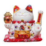 Бүтээлч керамик азтай муурны дүрс Feng Shui чимэглэл чимэглэл Гэрийн чимэглэл дагалдах хэрэгсэл Дэлгүүр хүлээн авах хүснэгт чимэглэл гар урлал