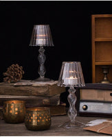 Käsintehdyt pohjoismaiset nostalgiset lasikynttilänjalat Kodintarvikkeet kynttilänjalka-ornamentti Olohuoneen näyttökalusteet Hääkoristeet