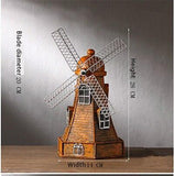 Vintage résine moulin à vent ornements décoration de la maison accessoires moulins à vent hollandais accessoires de photographie salon TV armoire décorations