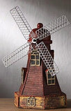 Vintage živicové ozdoby na veterný mlyn Príslušenstvo pre domácu dekoráciu Holandské veterné mlyny Fotografické rekvizity Obývacia izba Dekorácie televíznych skriniek