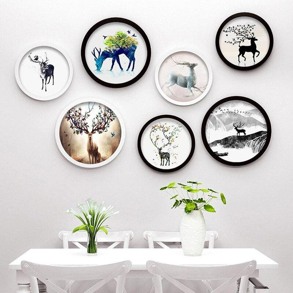 Home Decoration Painting Frame Photo Frame Combination living Room Office Wall Display Picture Decoration Crafts Wedding Gifts