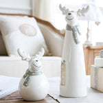 Keramičke figurice Kip za uređenje doma Pribor Pribor Smile Elk Skulptura Minijaturni model Kreativni zanati prisutni