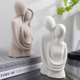 Creative Abstract Lover Sculpture Home Decoration Ceramic Ornaments Figurines Living Room Porch Decoration Wedding Gift Crafts Crafts