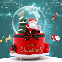 Cum LAETUS lux rhoncus ChristmasDecoration Crystalli Ball Patrem natalem Christmas Figurines Musica volutpat dona Box Art Craft