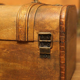 صندوق تخزين منزلي عتيق عتيق مصنوعات خشبية حنين للديكور المنزلي تماثيل الحرف اليدوية تماثيل تخزين المجوهرات