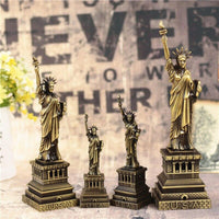 Famous Statue of Liberty Model Home Decoration Creative Metal Figurines Retro Ornament Bar Wine Cabinet Decor Gift Sculpture