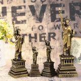 Famous Statue of Liberty Model Home Decoration Creative Metal Figurines Retro Ornament Bar Wine Cabinet Decor Gift Sculpture