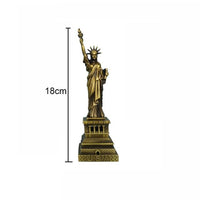 تمثال الحرية الشهير نموذج ديكور المنزل التماثيل المعدنية الإبداعية الرجعية زخرفة بار النبيذ خزانة ديكور هدية النحت