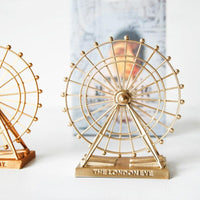 Evropská kreativní kovová ruská kola Domácí stolní dekorace Miniaturní sochařství Kovová řemesla Železné umění Retro D