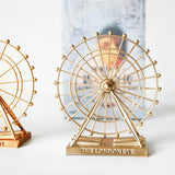 European Creative Metal Ferris Wheel Household Desktop Decoration Miniature Sculpture Metal Crafts Iron Art Retro D