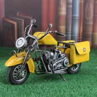 الفضل تكنيك دراجة نارية Exploiture نموذج ديكور المنزل الحرف المعدنية التماثيل القوطية مركبة طوب بناء مجموعة لعبة هدية