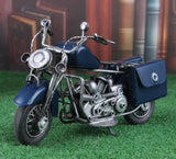 Vantage Technic Motorcycle Exploiture Model Home Decor Metal Crafts Figurines Gothic Vehicle Building Bricks Block Set Toy Gift